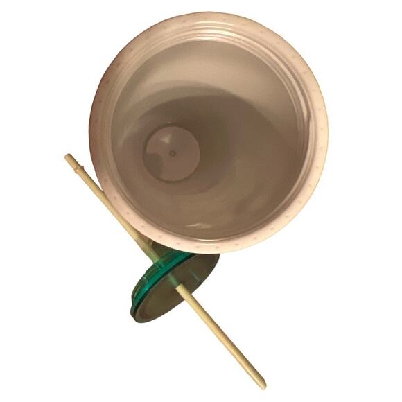 Starbucks 2022 Venti 24oz Tumbler Holiday Woodland Mint Green Iridescent Coffee - Picture 7 of 8